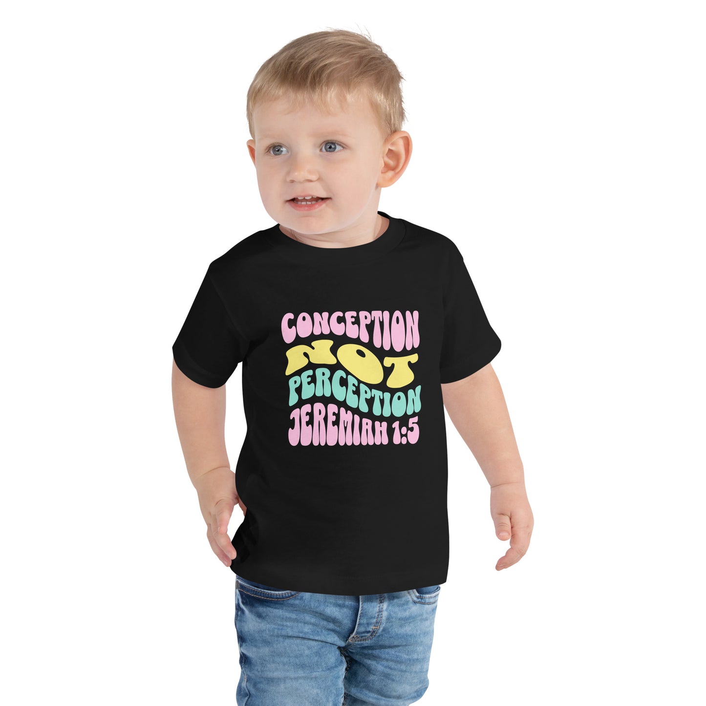 Conception Not Perception Toddler Short Sleeve Tee