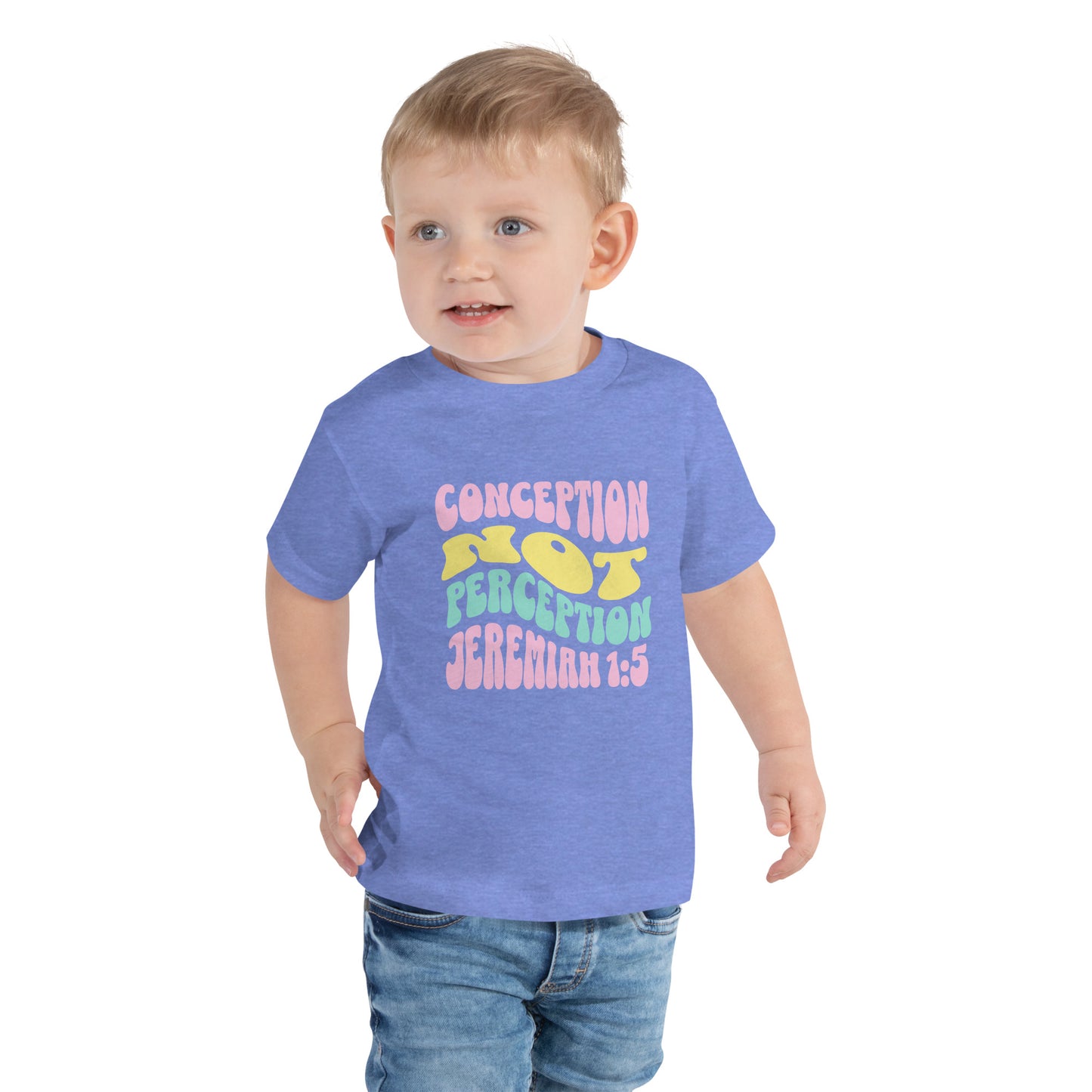 Conception Not Perception Toddler Short Sleeve Tee