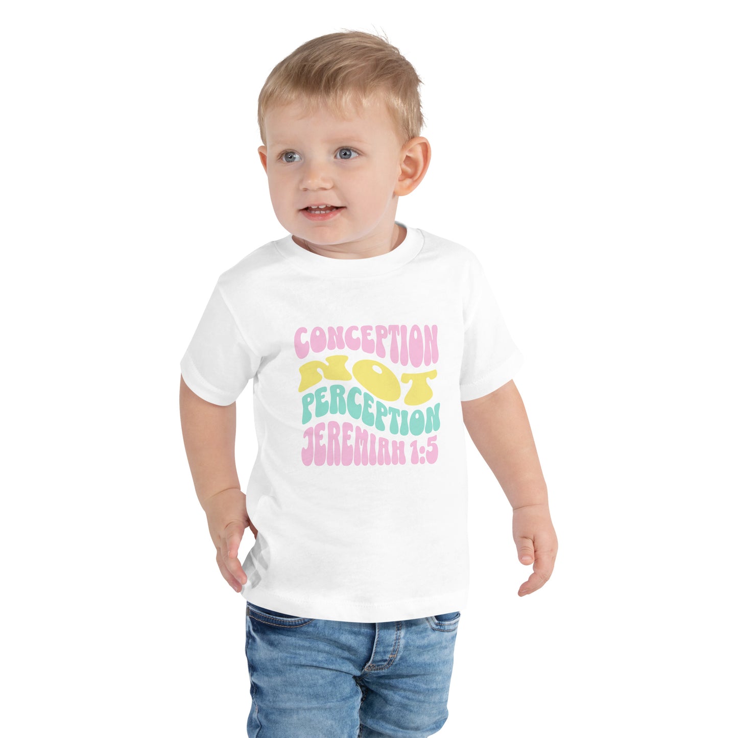 Conception Not Perception Toddler Short Sleeve Tee