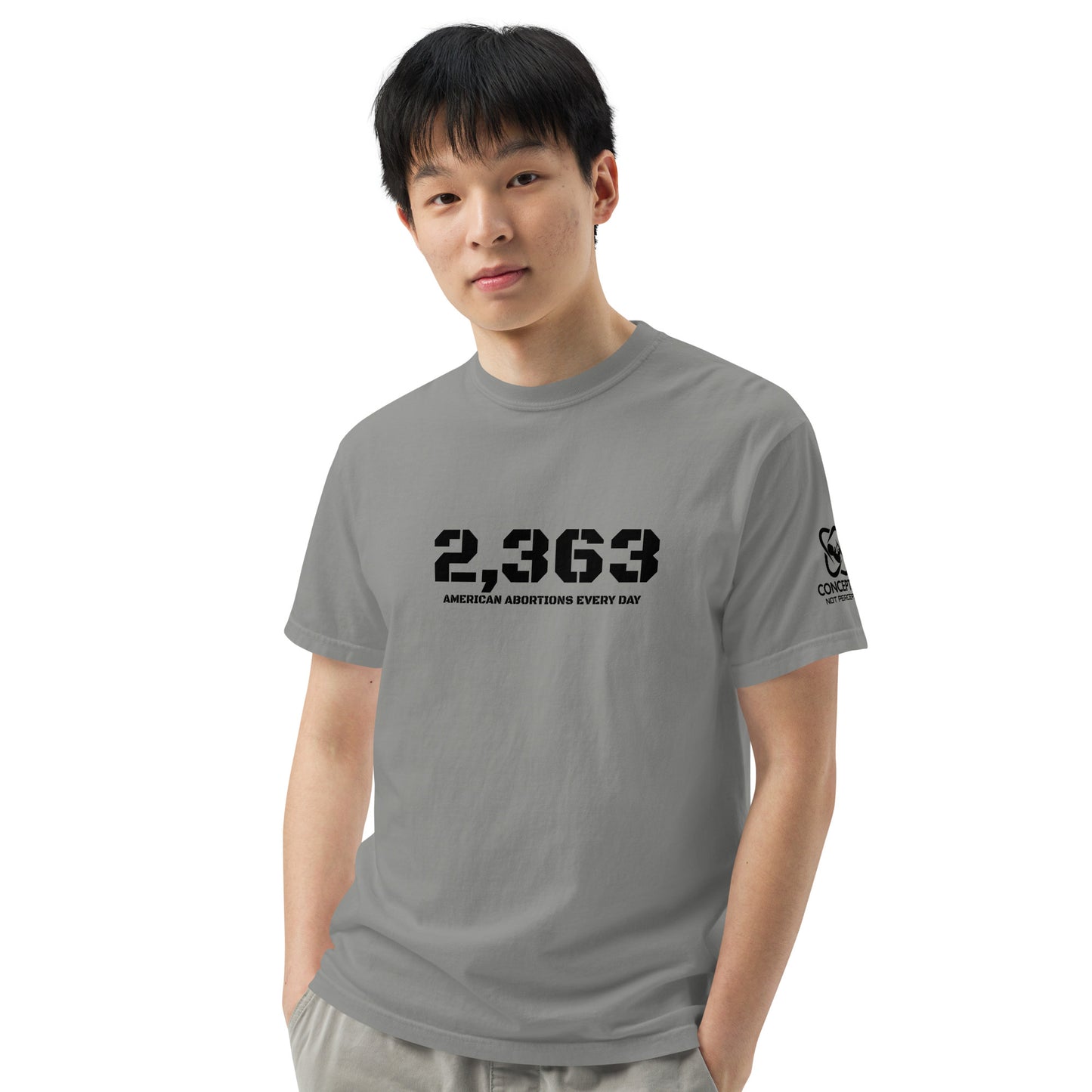 2363 Unisex garment-dyed heavyweight t-shirt