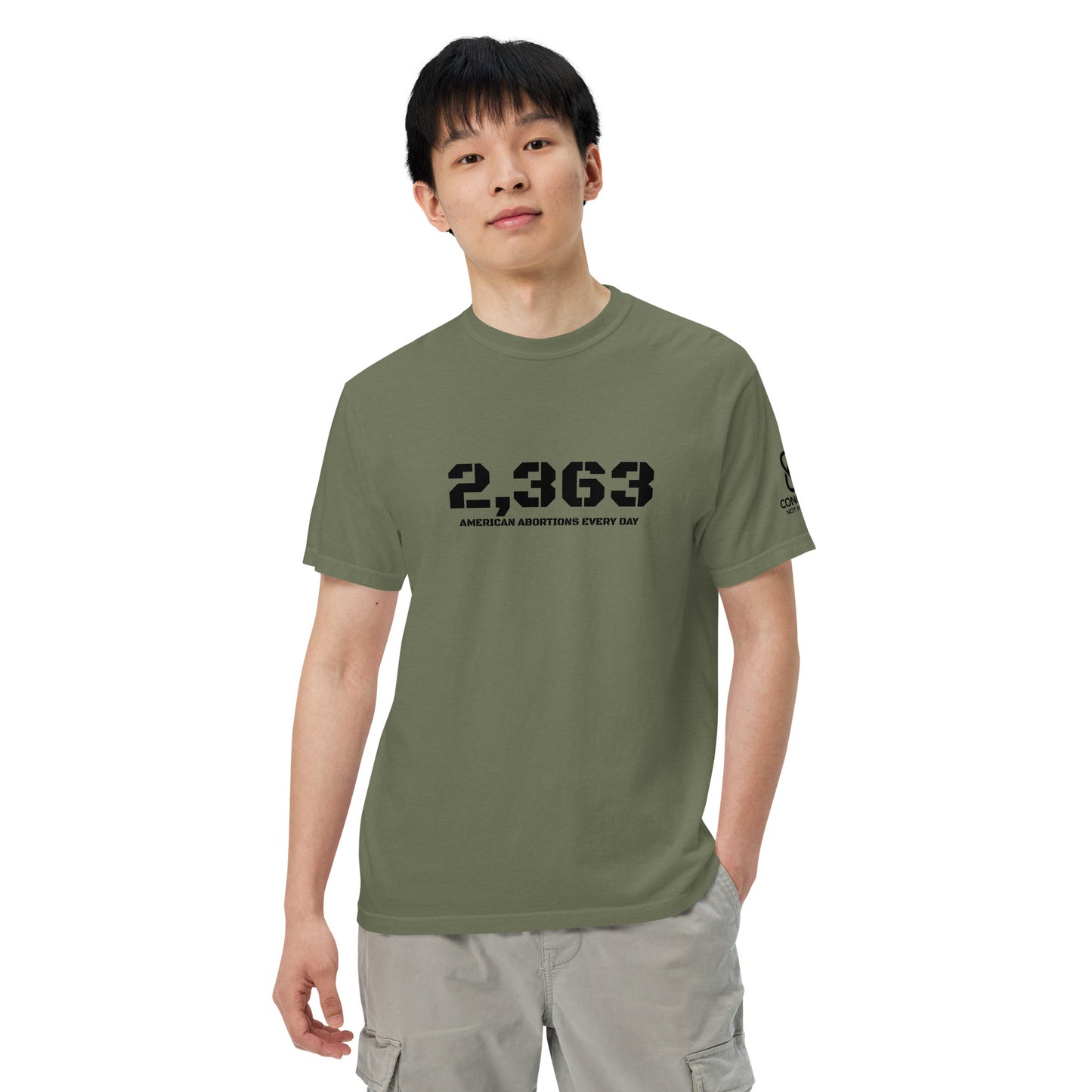 2363 Unisex garment-dyed heavyweight t-shirt