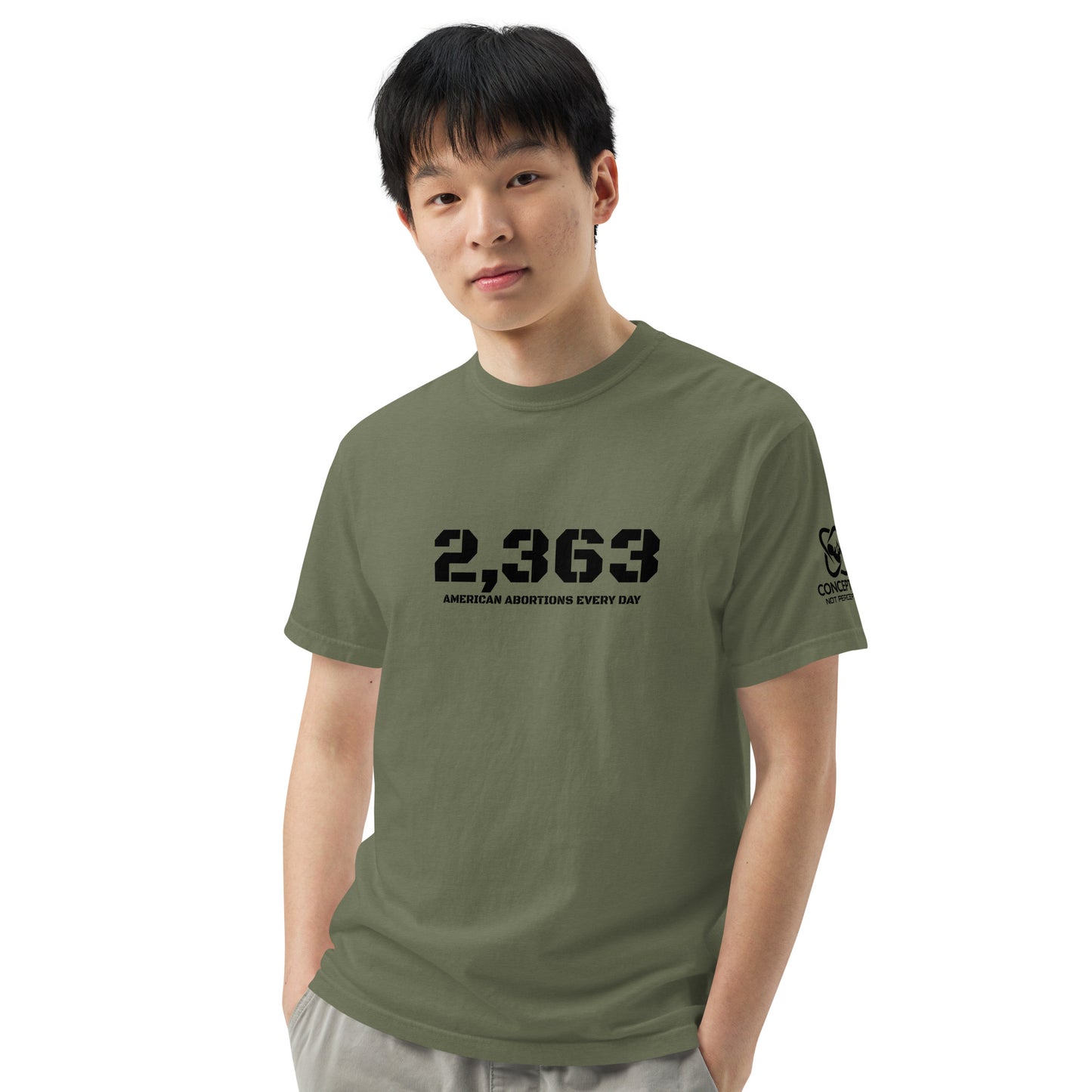 2363 Unisex garment-dyed heavyweight t-shirt