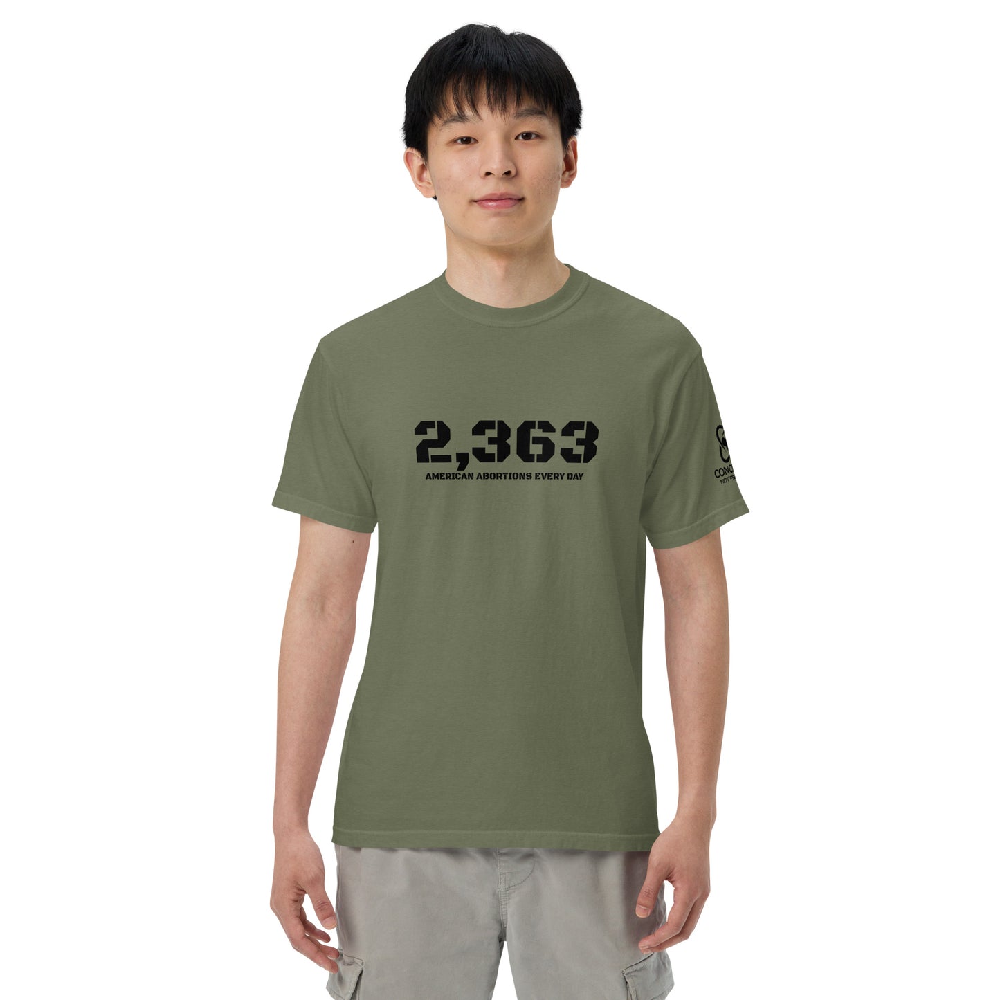 2363 Unisex garment-dyed heavyweight t-shirt