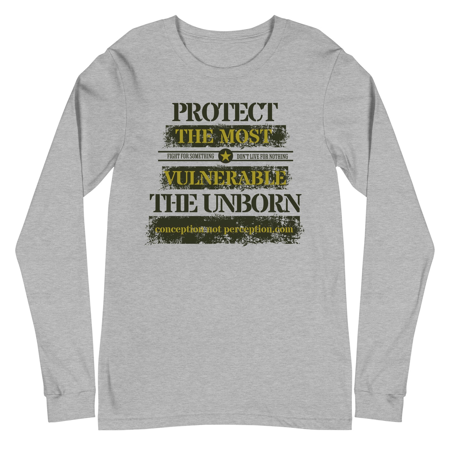 Unisex Long Sleeve Tee - Protect the Most Vulnerable