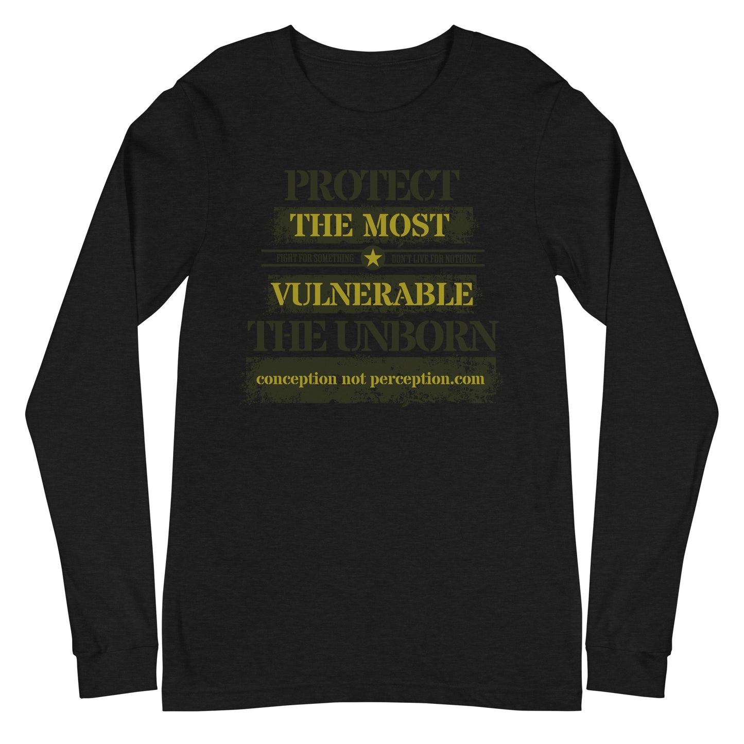 Unisex Long Sleeve Tee - Protect the Most Vulnerable