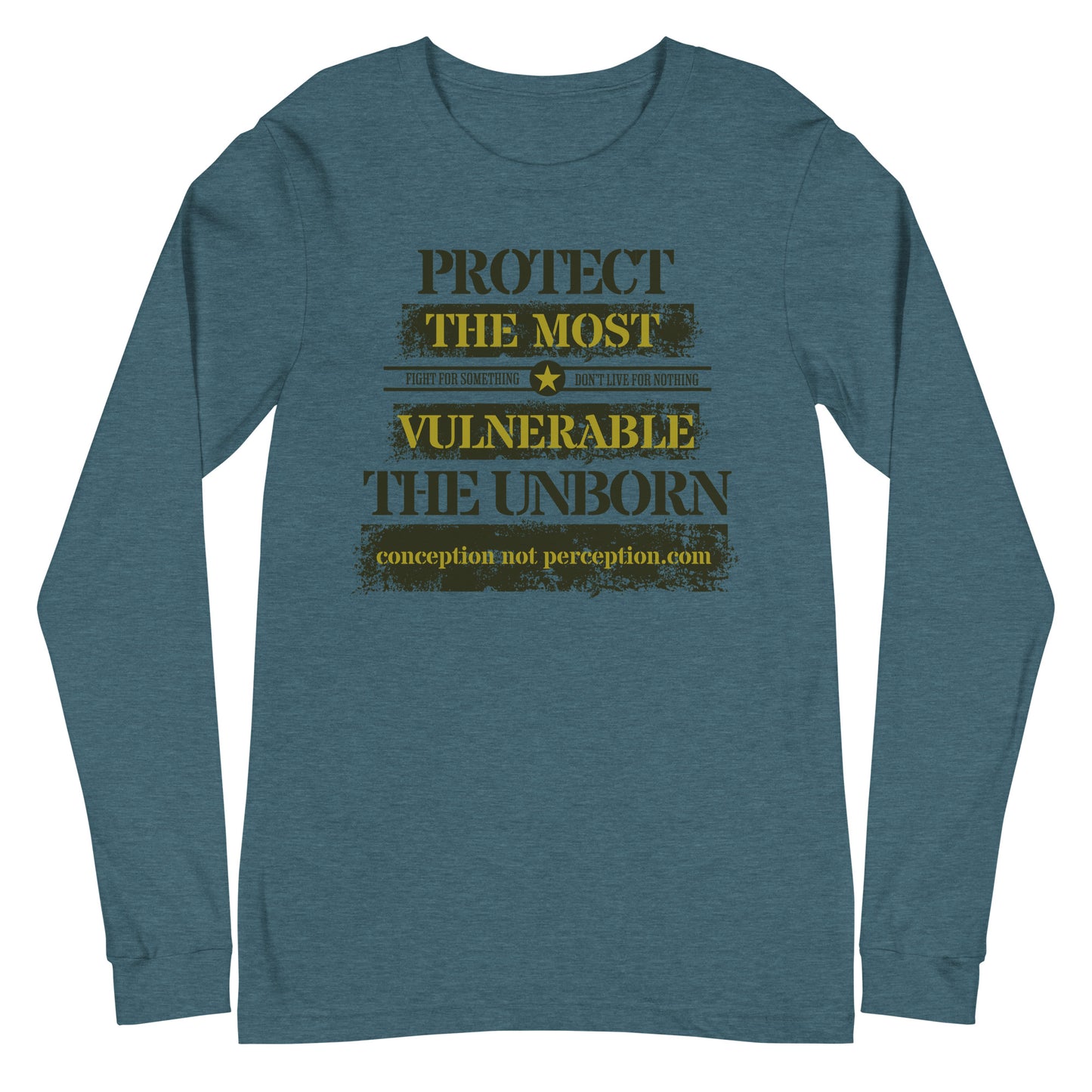 Unisex Long Sleeve Tee - Protect the Most Vulnerable