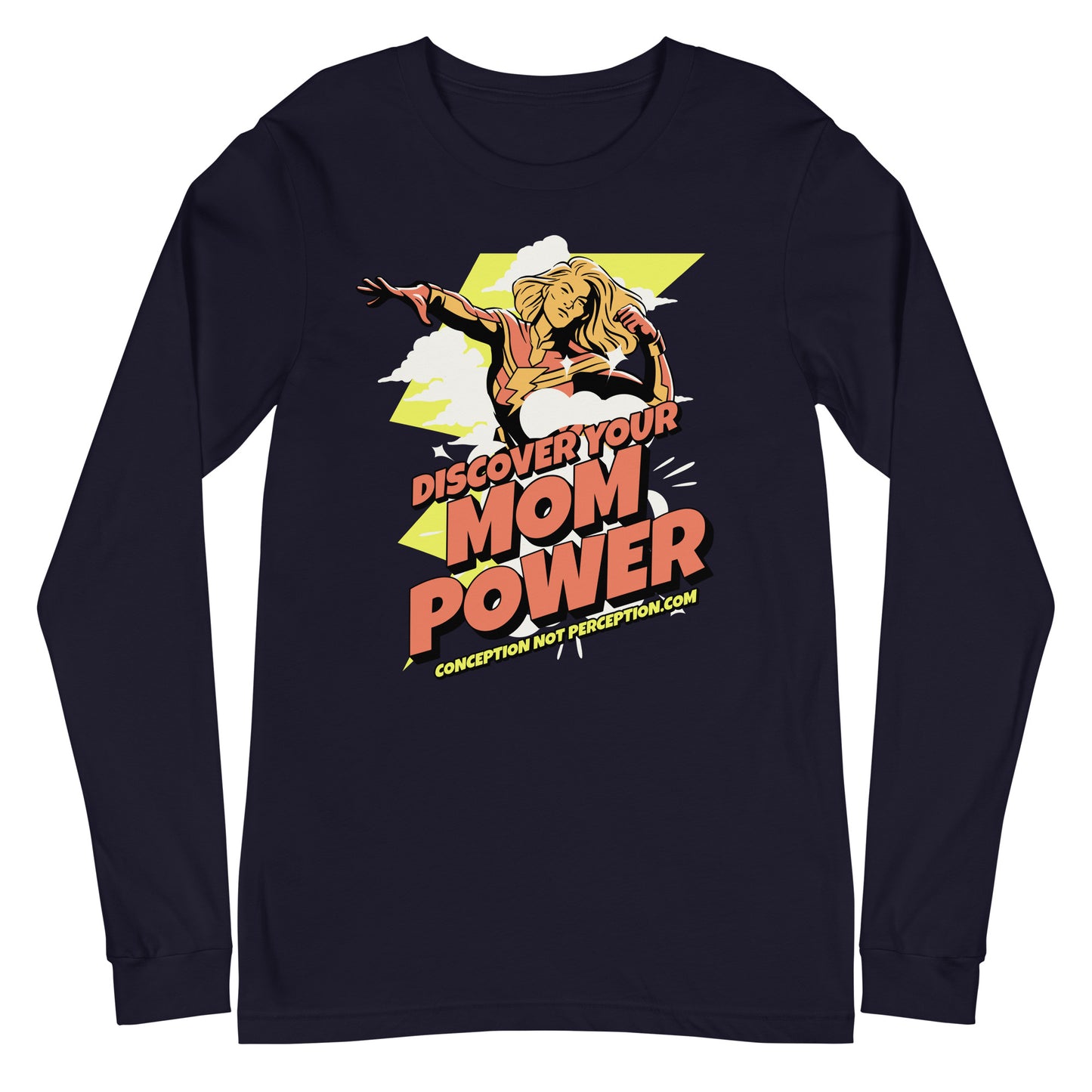 Unisex Long Sleeve Tee - Discover Your Mom Power