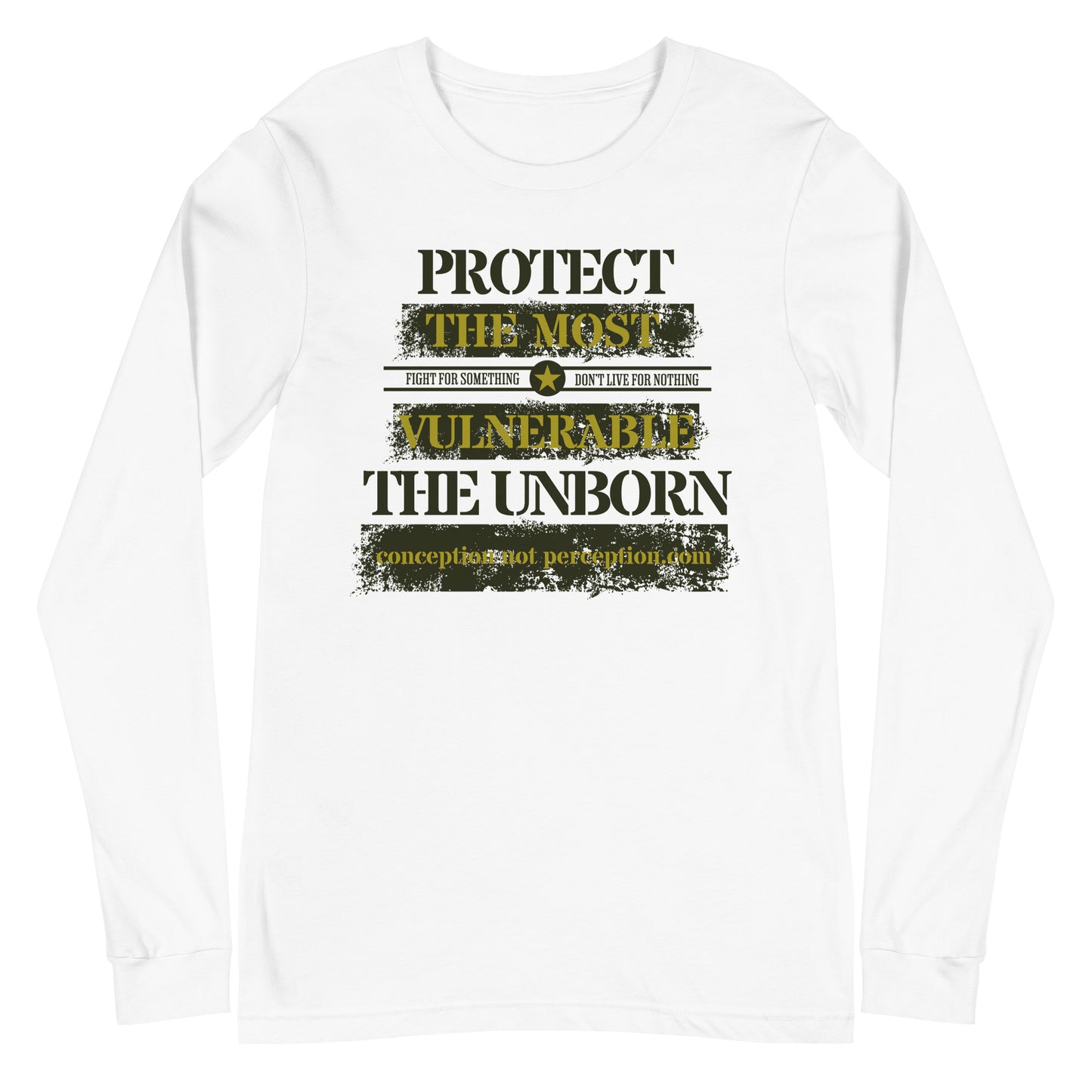 Unisex Long Sleeve Tee - Protect the Most Vulnerable