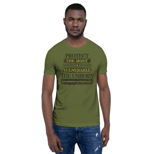 Unisex t-shirt - Protect the Most Vulnerable