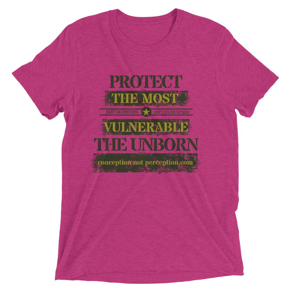 Short sleeve t-shirt - Protect the Most Vulnerable