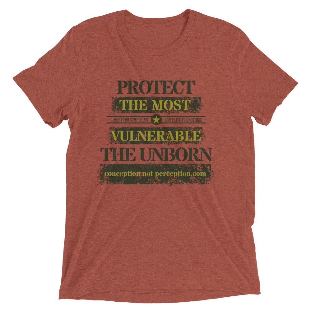 Short sleeve t-shirt - Protect the Most Vulnerable