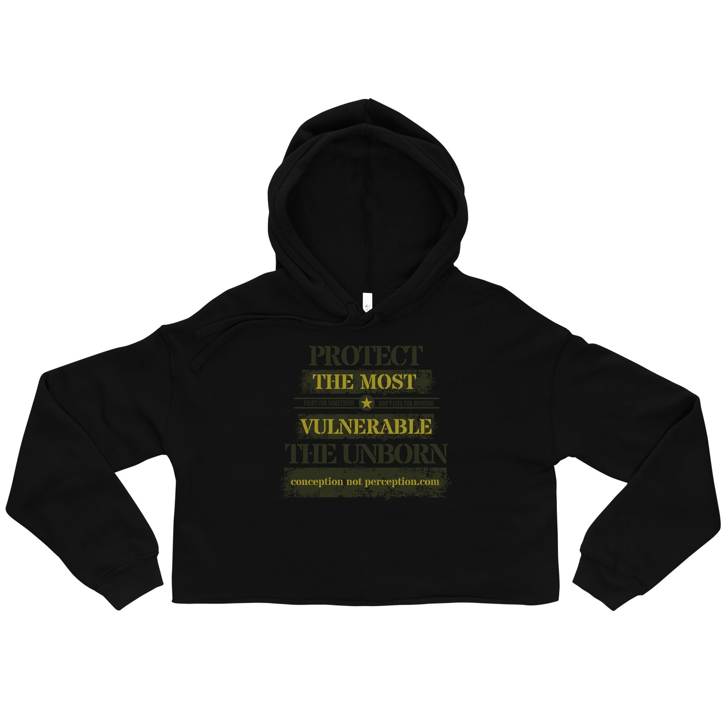 Crop Hoodie - Protect the Most Vulnerable