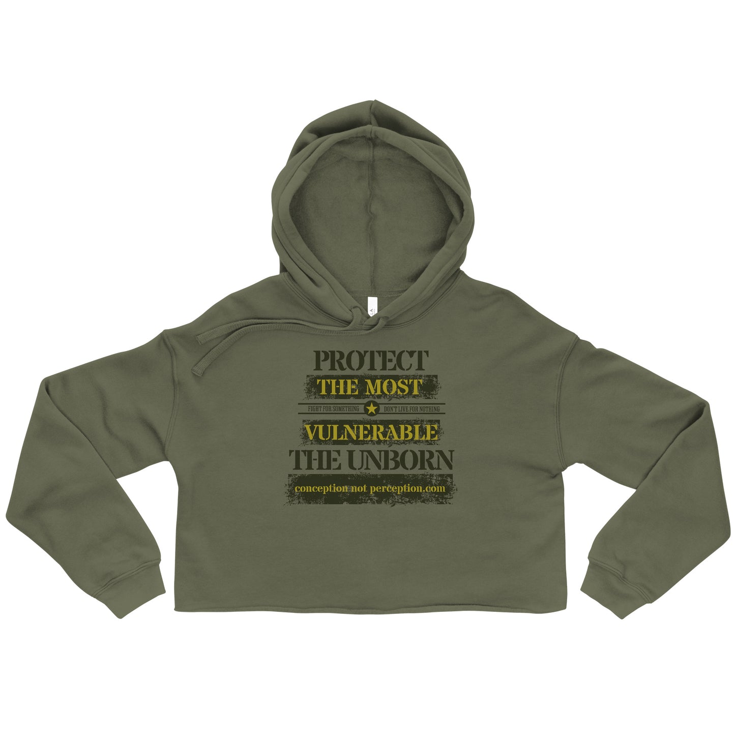 Crop Hoodie - Protect the Most Vulnerable