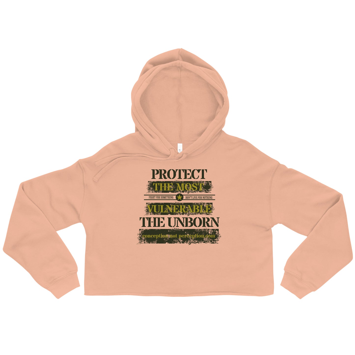 Crop Hoodie - Protect the Most Vulnerable