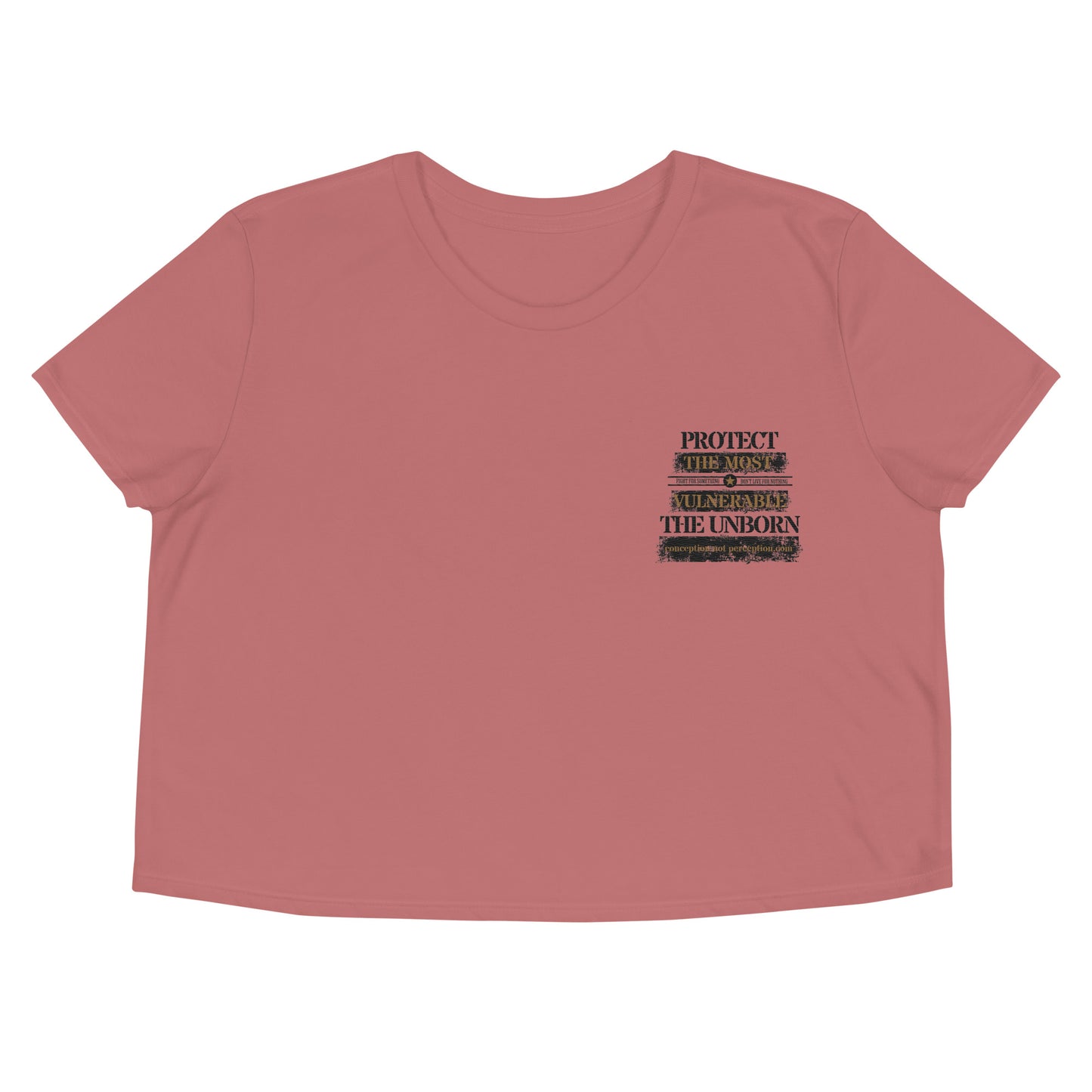 Crop Tee - Protect the Most Vulnerable