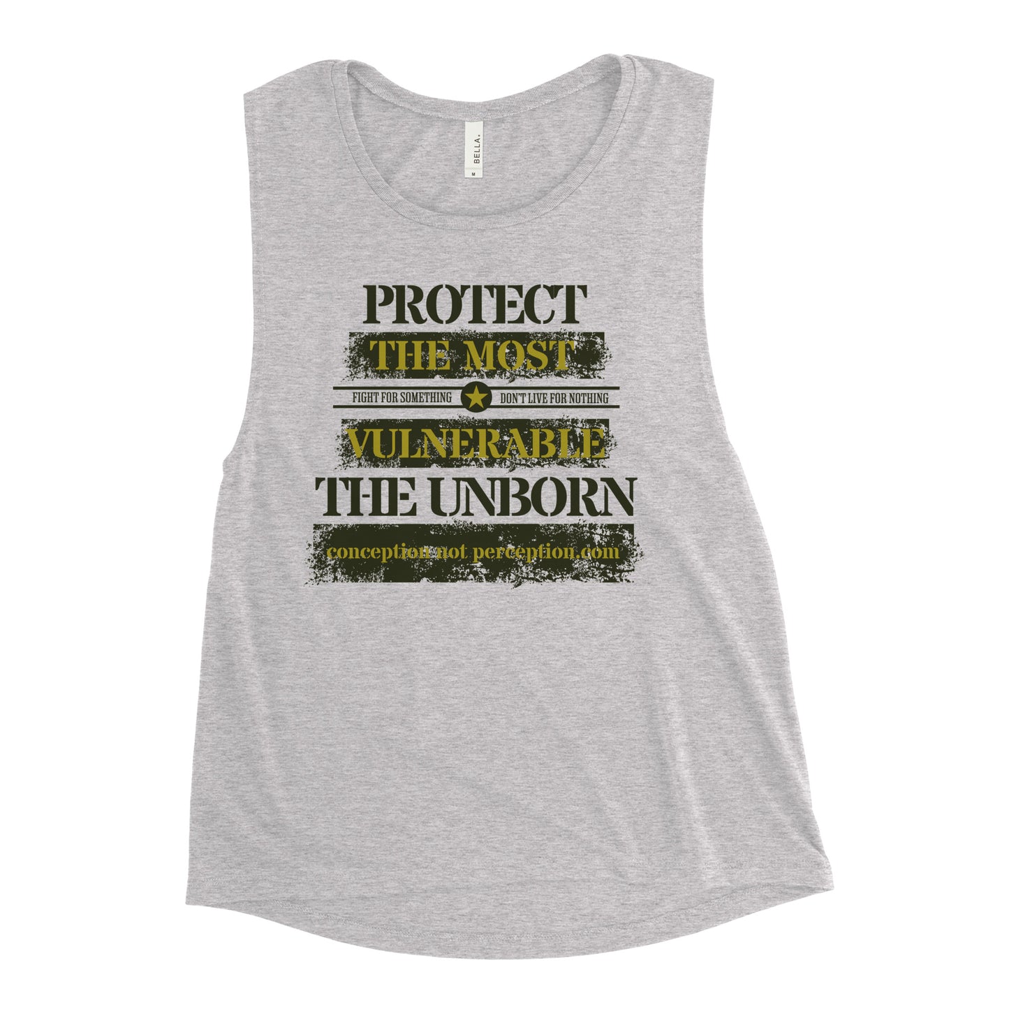 Ladies’ Muscle Tank - Protect the Most Vulnerable