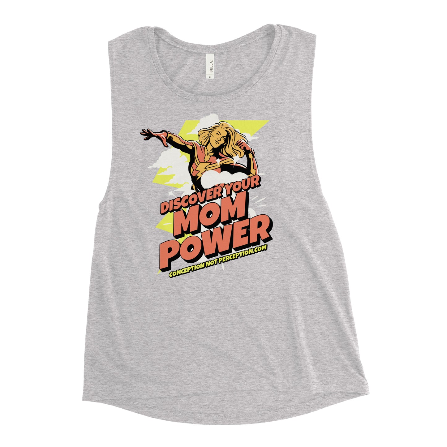 Ladies’ Muscle Tank - Discover Your Mom Power