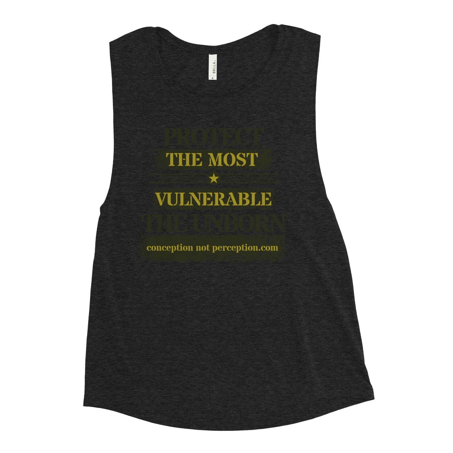 Ladies’ Muscle Tank - Protect the Most Vulnerable