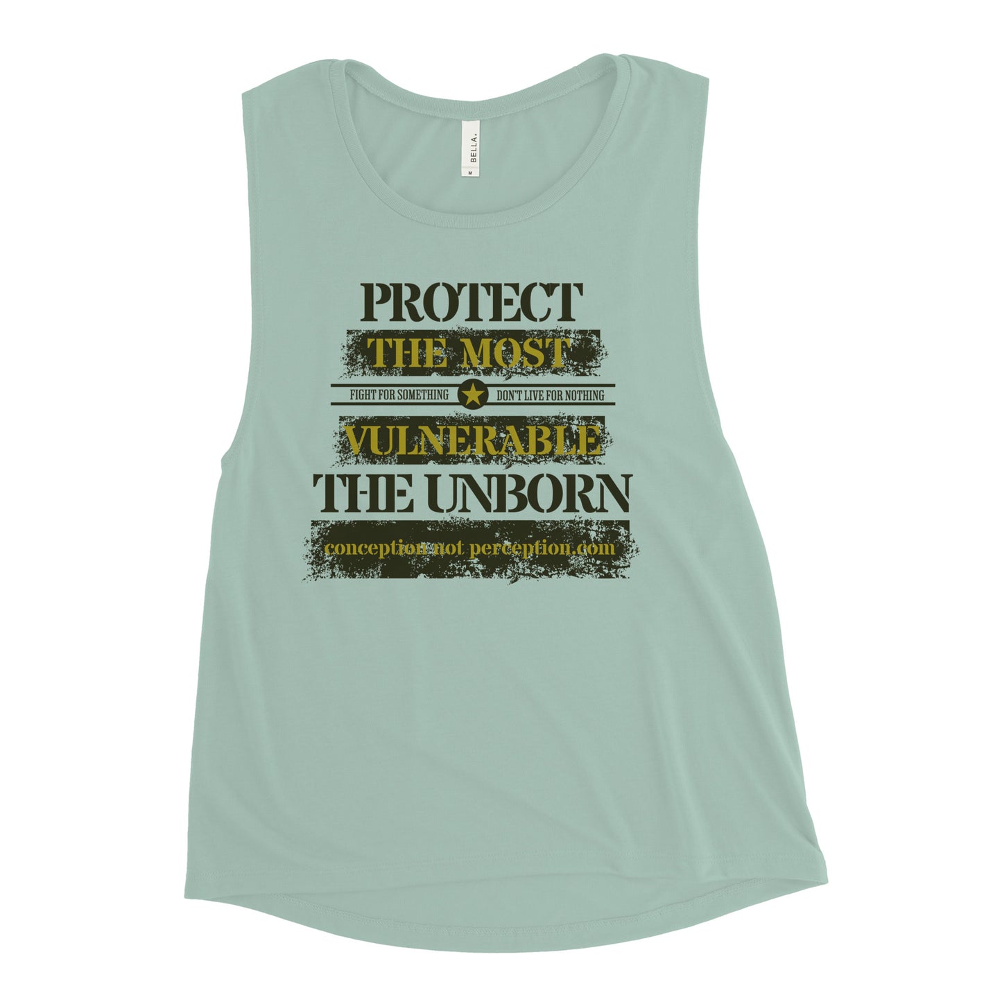 Ladies’ Muscle Tank - Protect the Most Vulnerable