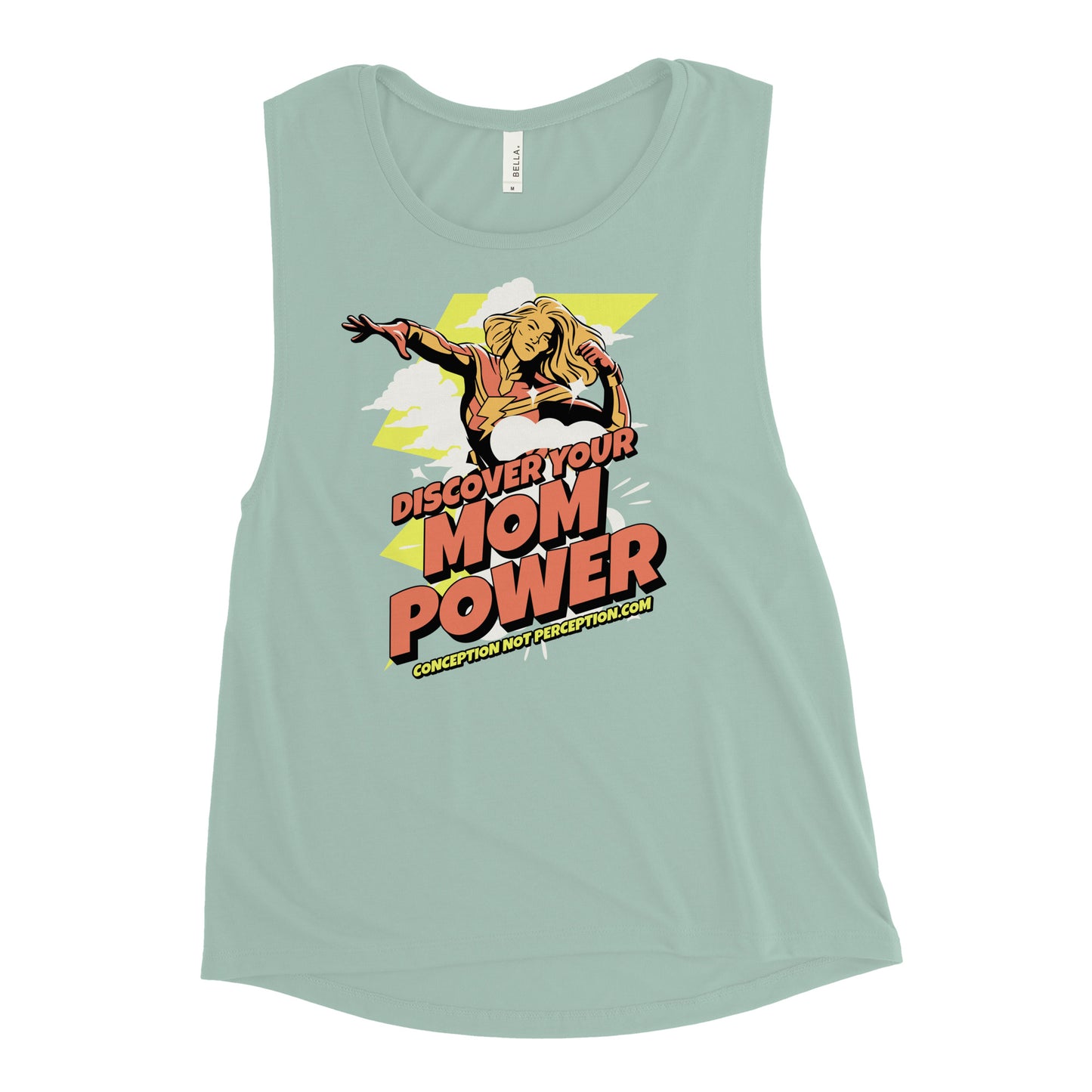 Ladies’ Muscle Tank - Discover Your Mom Power