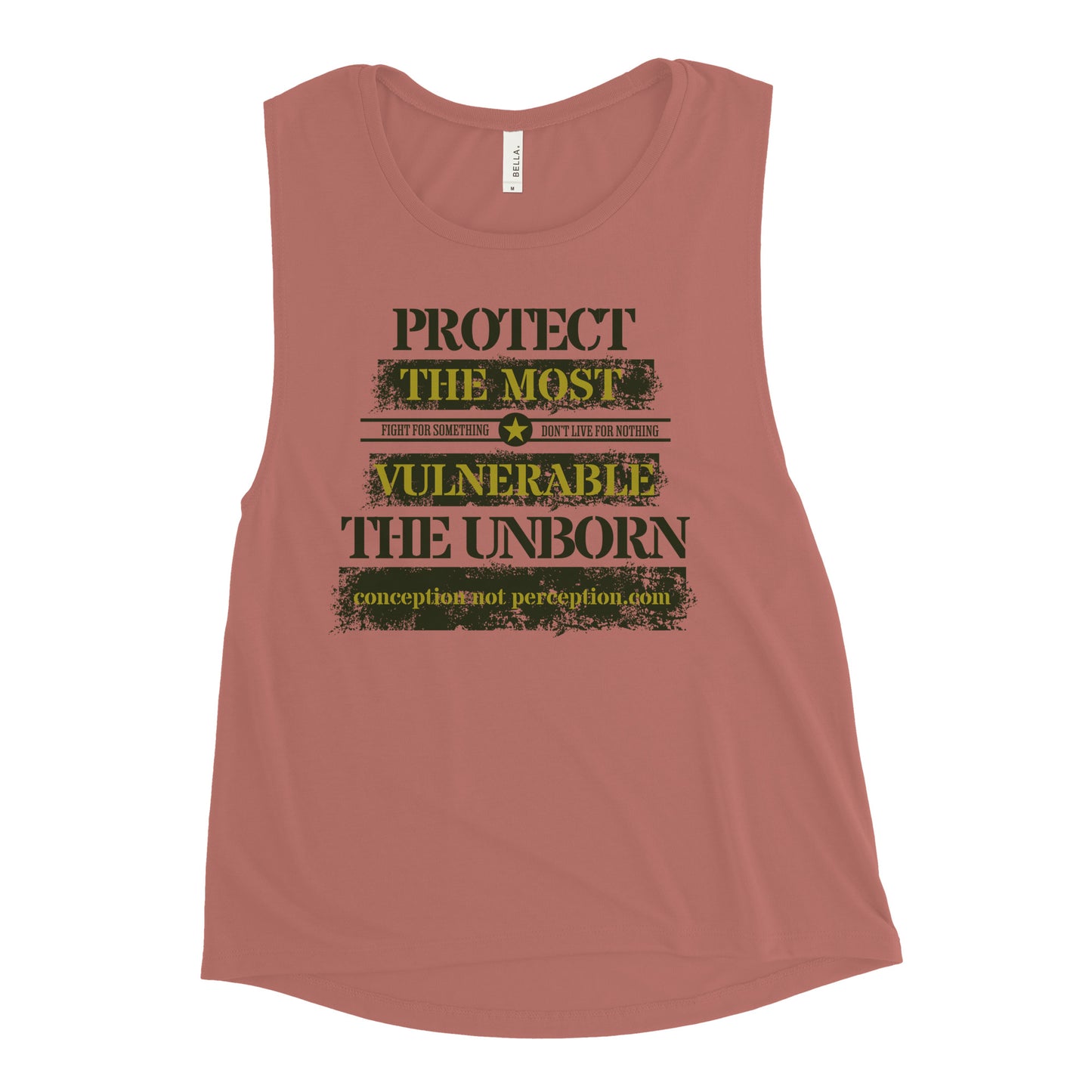 Ladies’ Muscle Tank - Protect the Most Vulnerable