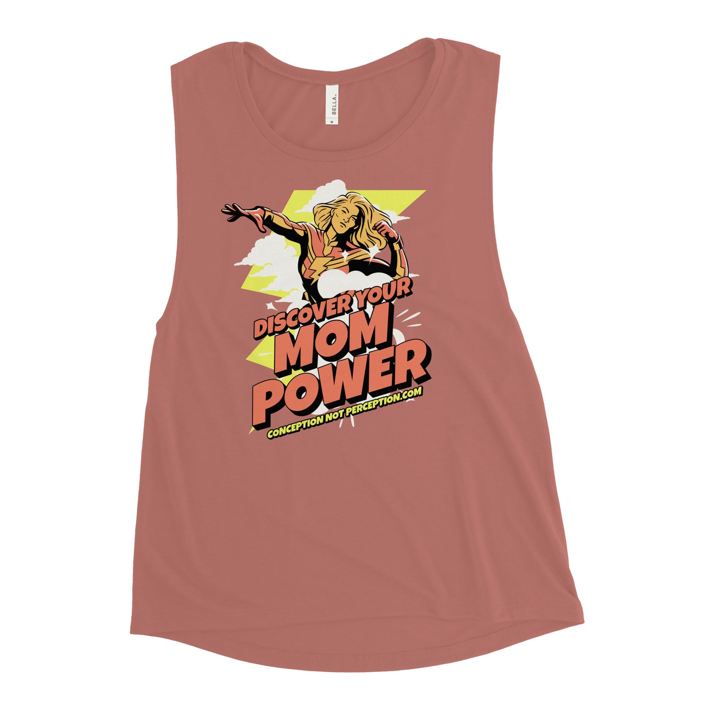 Ladies’ Muscle Tank - Discover Your Mom Power