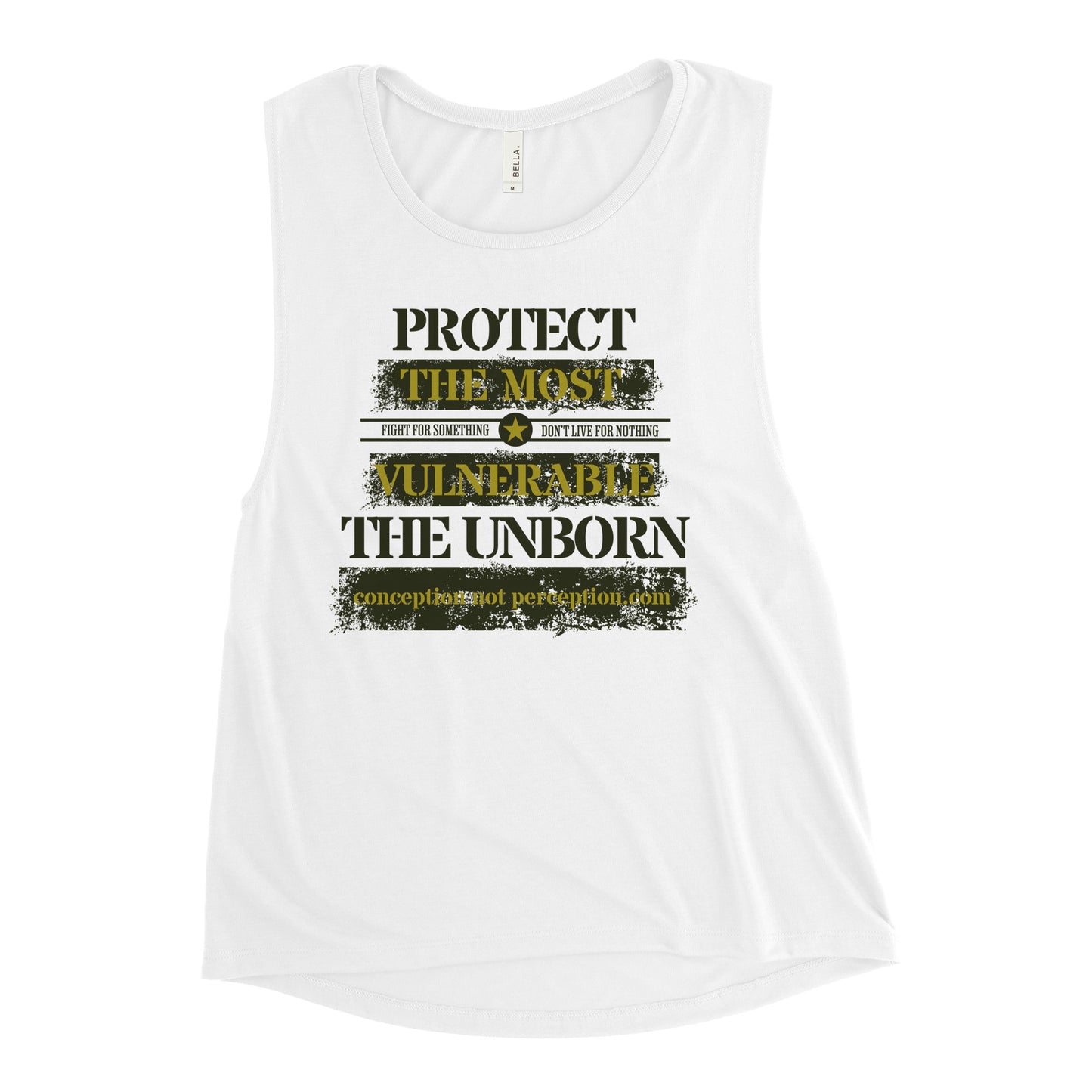 Ladies’ Muscle Tank - Protect the Most Vulnerable