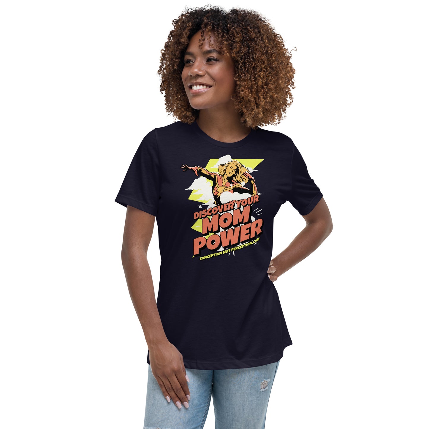 Women's Relaxed T-Shirt- Discover Your Mom Power