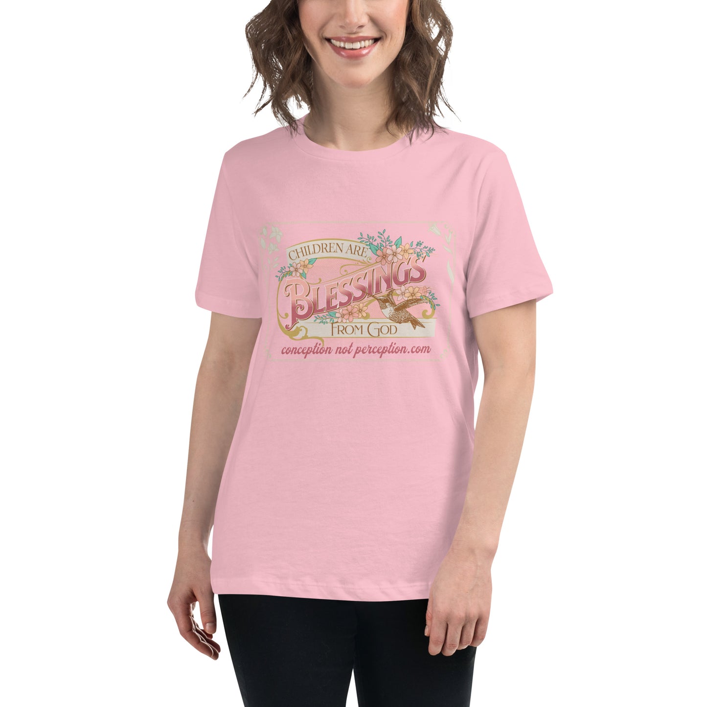 Women's Relaxed T-Shirt - Children are Blessings From God