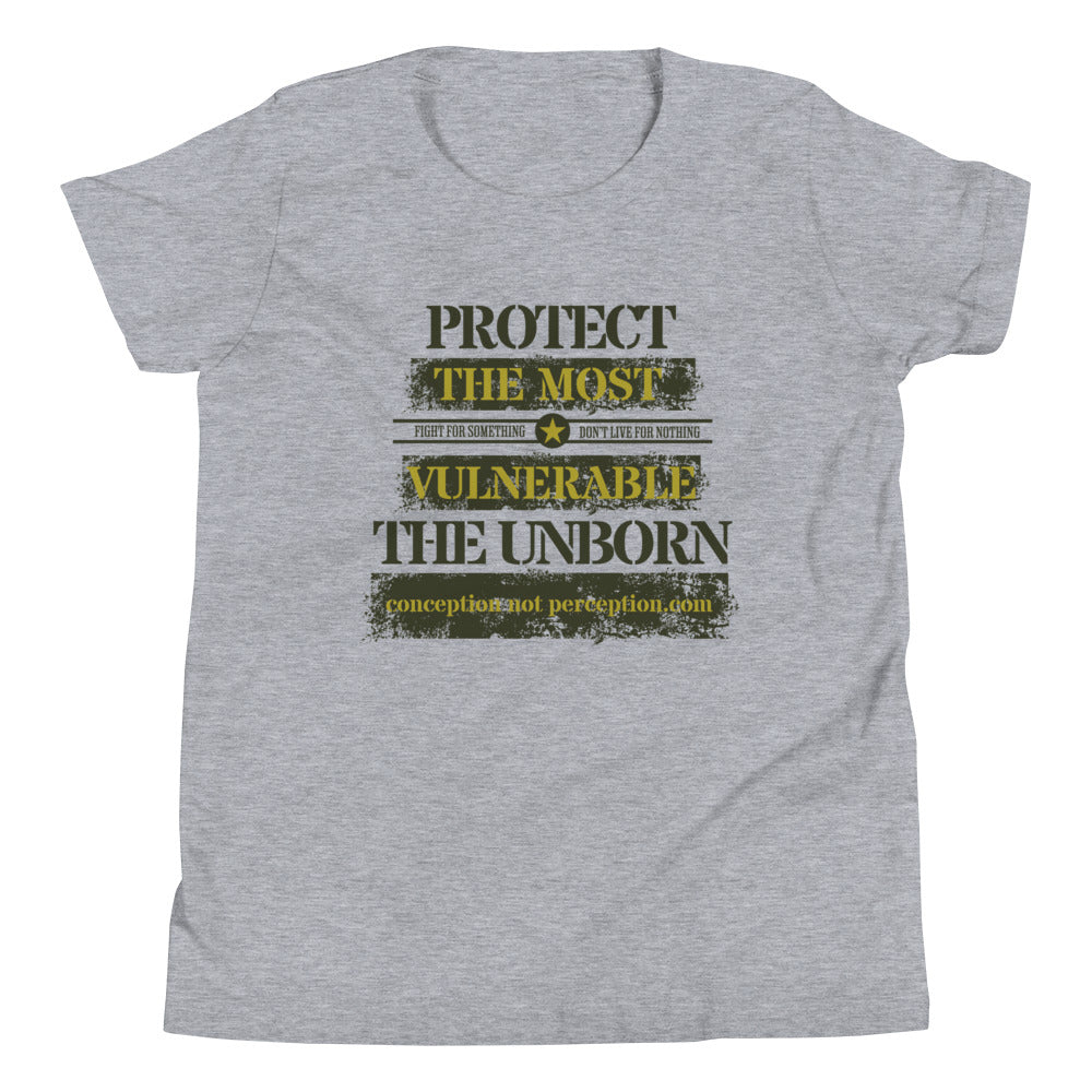 Youth Short Sleeve T-Shirt - Protect the Most Vulnerable