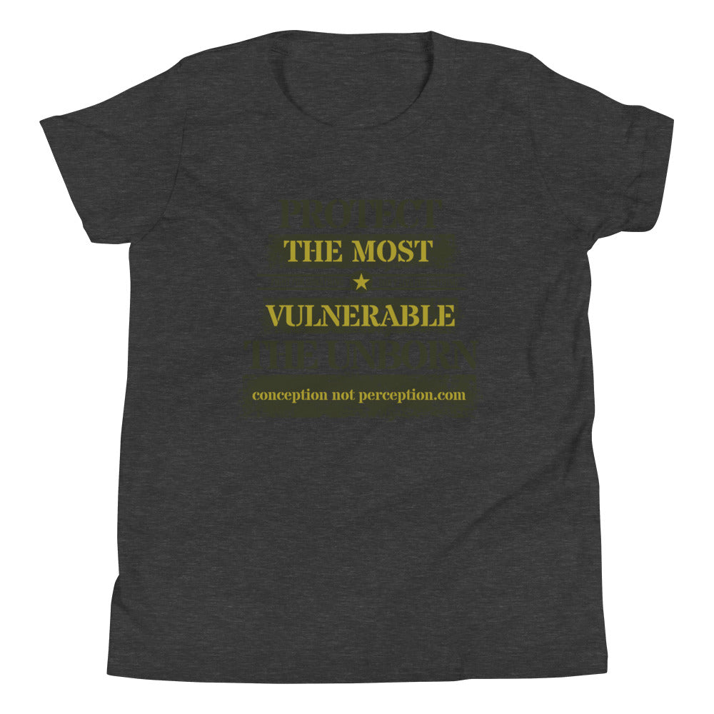 Youth Short Sleeve T-Shirt - Protect the Most Vulnerable