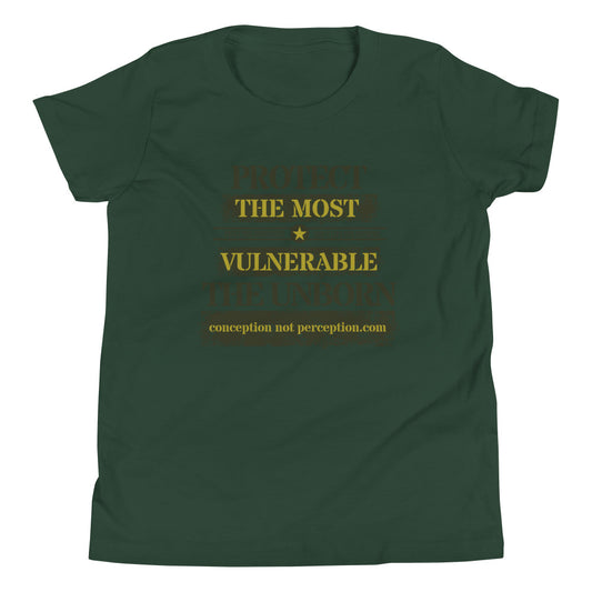 Youth Short Sleeve T-Shirt - Protect the Most Vulnerable