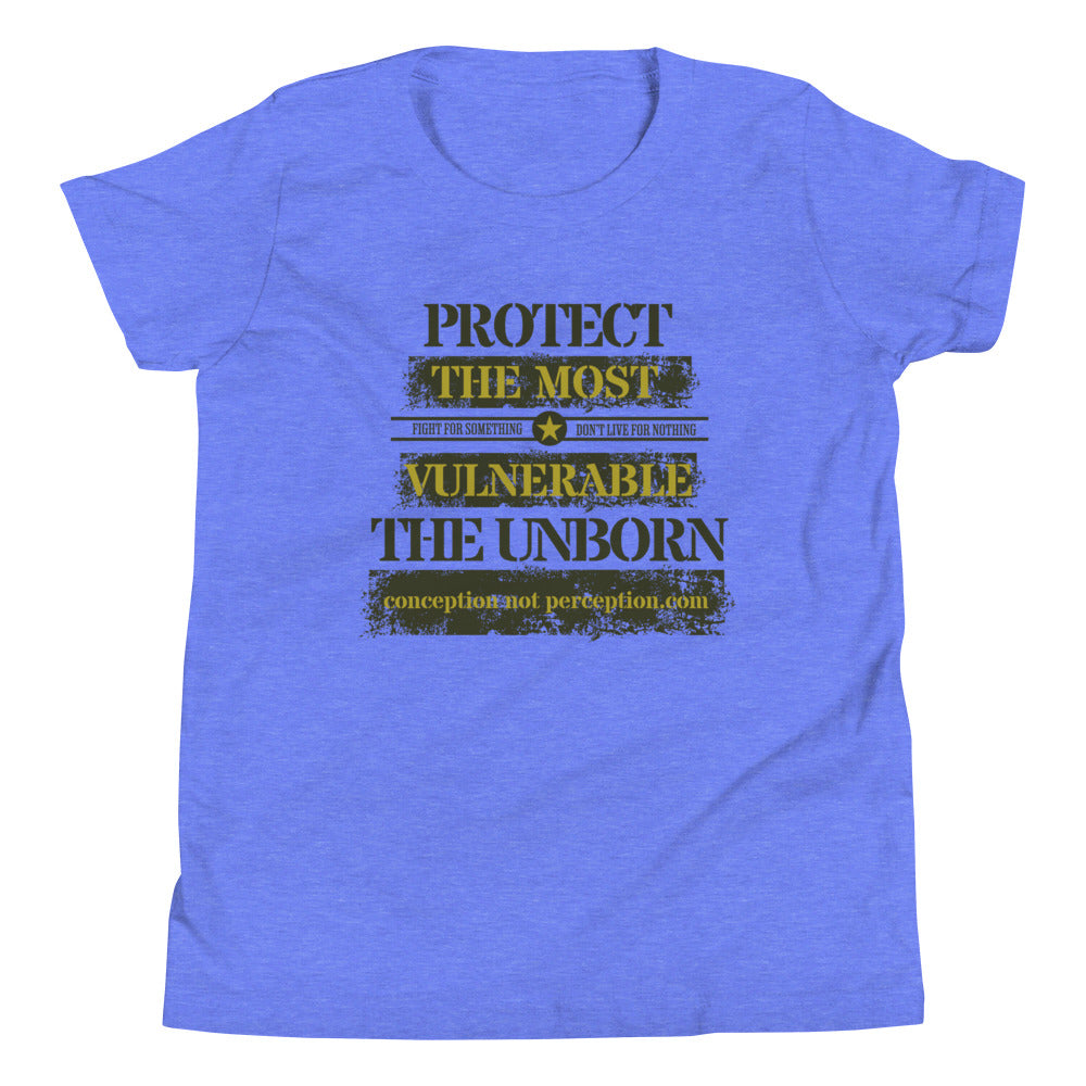 Youth Short Sleeve T-Shirt - Protect the Most Vulnerable