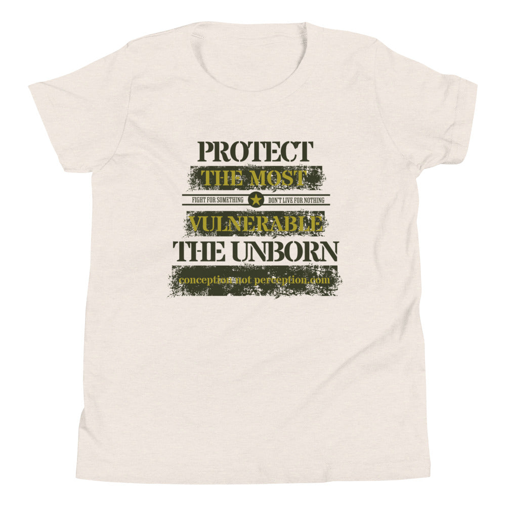 Youth Short Sleeve T-Shirt - Protect the Most Vulnerable