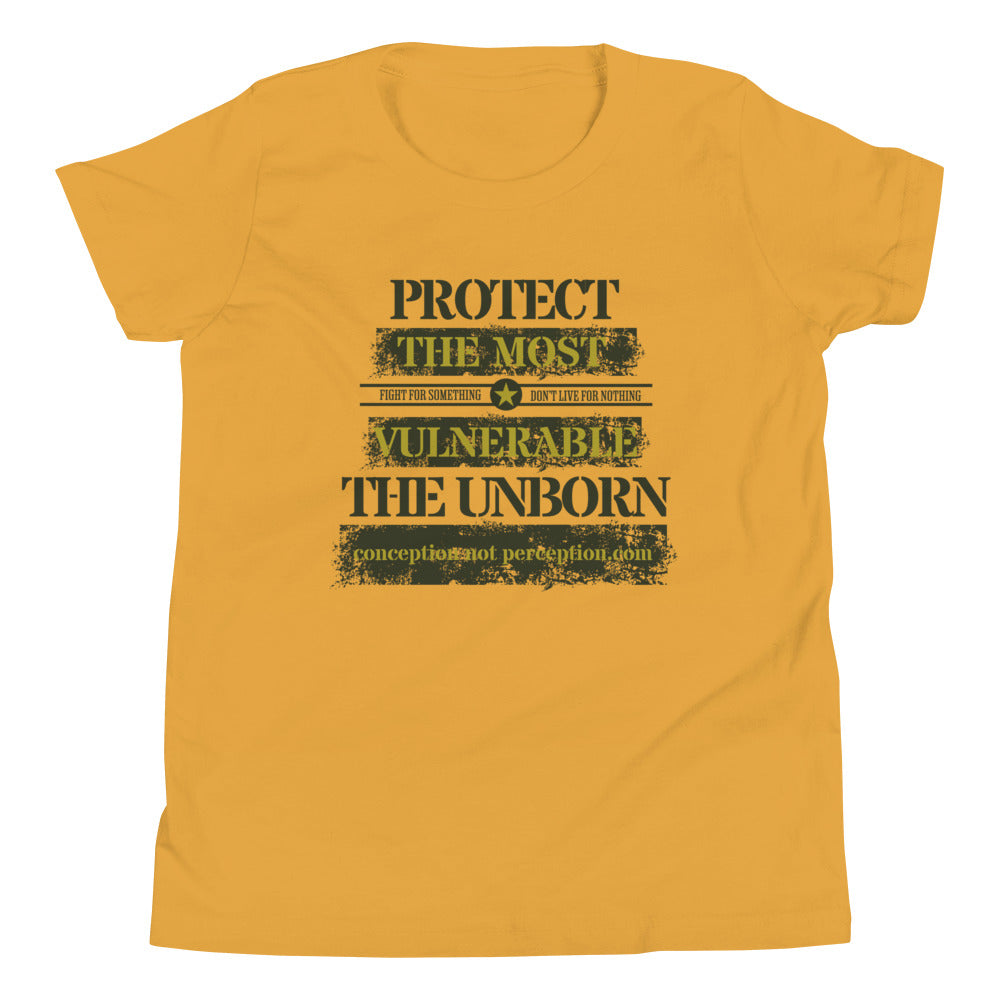 Youth Short Sleeve T-Shirt - Protect the Most Vulnerable