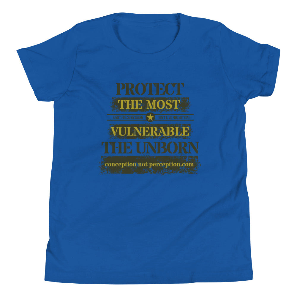 Youth Short Sleeve T-Shirt - Protect the Most Vulnerable